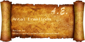 Antal Ermelinda névjegykártya